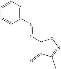 3-methyl-5-(phenyldiazenyl)-4(5H)-isoxazolone|