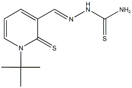 1-tert-butyl-2-thioxo-1,2-dihydro-3-pyridinecarbaldehyde thiosemicarbazone|
