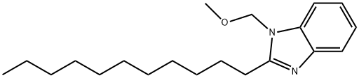 methyl (2-undecyl-1H-benzimidazol-1-yl)methyl ether,503431-02-5,结构式