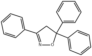 3,5,5-triphenyl-4,5-dihydroisoxazole 结构式