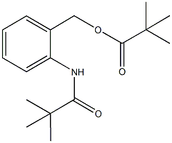 2-[(2,2-dimethylpropanoyl)amino]benzyl pivalate|