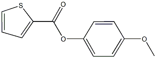 4-methoxyphenyl thiophene-2-carboxylate Struktur