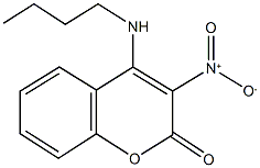 4-(butylamino)-3-nitro-2H-chromen-2-one Structure
