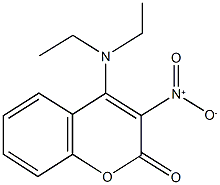 4-(diethylamino)-3-nitro-2H-chromen-2-one,50527-31-6,结构式