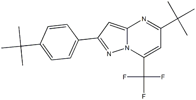 506436-91-5 5-tert-butyl-2-(4-tert-butylphenyl)-7-(trifluoromethyl)pyrazolo[1,5-a]pyrimidine