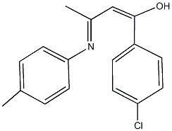 1-(4-chlorophenyl)-3-[(4-methylphenyl)imino]-1-buten-1-ol|