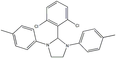 2-(2,6-dichlorophenyl)-1,3-bis(4-methylphenyl)imidazolidine Structure