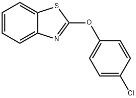 2-(4-chlorophenoxy)-1,3-benzothiazole 结构式