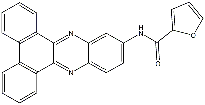 N-dibenzo[a,c]phenazin-11-yl-2-furamide Struktur