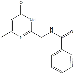 N-[(4-methyl-6-oxo-1,6-dihydro-2-pyrimidinyl)methyl]benzamide,50850-18-5,结构式