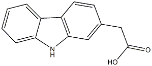 9H-carbazol-2-ylacetic acid Structure