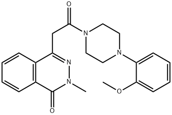 4-{2-[4-(2-methoxyphenyl)-1-piperazinyl]-2-oxoethyl}-2-methyl-1(2H)-phthalazinone Structure