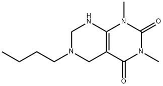 6-butyl-1,3-dimethyl-5,6,7,8-tetrahydropyrimido[4,5-d]pyrimidine-2,4(1H,3H)-dione,510764-22-4,结构式