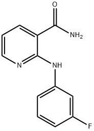 2-(3-fluoroanilino)nicotinamide Structure