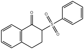 2-(phenylsulfonyl)-3,4-dihydro-1(2H)-naphthalenone Structure