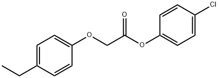 4-chlorophenyl (4-ethylphenoxy)acetate,511250-41-2,结构式