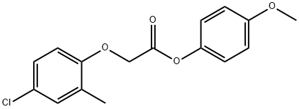 4-methoxyphenyl (4-chloro-2-methylphenoxy)acetate Structure