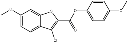 511250-62-7 4-methoxyphenyl 3-chloro-6-methoxy-1-benzothiophene-2-carboxylate