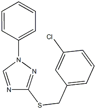 511306-26-6 3-chlorobenzyl1-phenyl-1H-1,2,4-triazol-3-ylsulfide