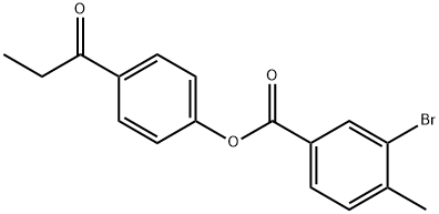 4-propionylphenyl 3-bromo-4-methylbenzoate|