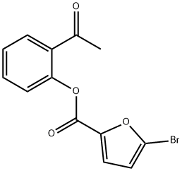 2-acetylphenyl 5-bromo-2-furoate Structure