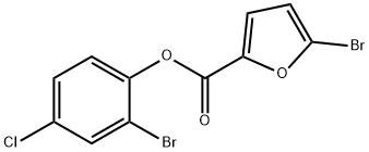 2-bromo-4-chlorophenyl 5-bromo-2-furoate,511518-44-8,结构式