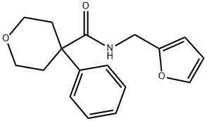 N-(2-furylmethyl)-4-phenyltetrahydro-2H-pyran-4-carboxamide,512795-87-8,结构式