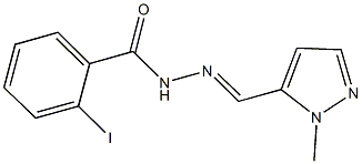 2-iodo-N'-[(1-methyl-1H-pyrazol-5-yl)methylene]benzohydrazide|