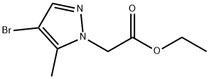 ethyl (4-bromo-5-methyl-1H-pyrazol-1-yl)acetate,512809-13-1,结构式