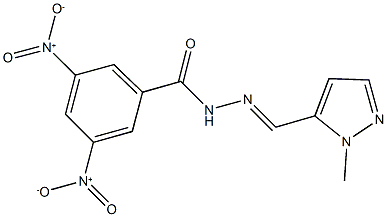 512823-63-1 3,5-dinitro-N'-[(1-methyl-1H-pyrazol-5-yl)methylene]benzohydrazide