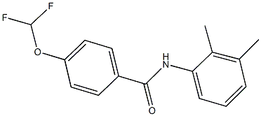 4-(difluoromethoxy)-N-(2,3-dimethylphenyl)benzamide 结构式