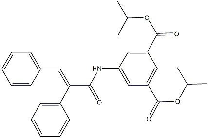 512825-89-7 diisopropyl 5-[(2,3-diphenylacryloyl)amino]isophthalate