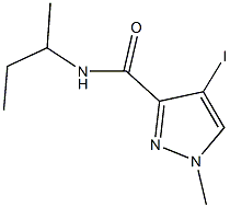 512826-96-9 N-(sec-butyl)-4-iodo-1-methyl-1H-pyrazole-3-carboxamide