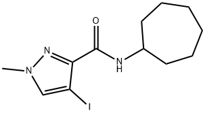 N-cycloheptyl-4-iodo-1-methyl-1H-pyrazole-3-carboxamide|