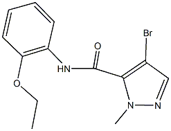 4-bromo-N-(2-ethoxyphenyl)-1-methyl-1H-pyrazole-5-carboxamide|