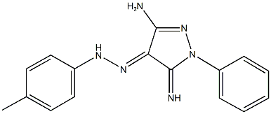 3-amino-5-imino-1-phenyl-1,5-dihydro-4H-pyrazol-4-one (4-methylphenyl)hydrazone|