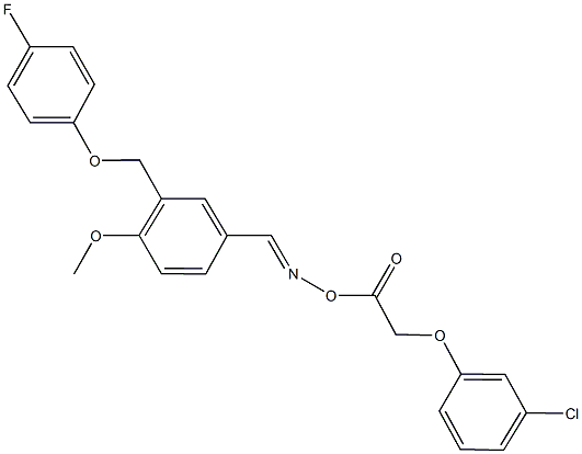 514218-54-3 3-[(4-fluorophenoxy)methyl]-4-methoxybenzaldehyde O-[2-(3-chlorophenoxy)acetyl]oxime