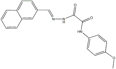 514219-32-0 N-(4-methoxyphenyl)-2-[2-(2-naphthylmethylene)hydrazino]-2-oxoacetamide
