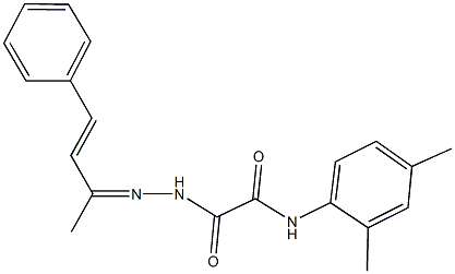 514220-08-7 N-(2,4-dimethylphenyl)-2-[2-(1-methyl-3-phenyl-2-propenylidene)hydrazino]-2-oxoacetamide