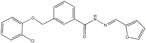 514220-67-8 3-[(2-chlorophenoxy)methyl]-N'-(2-furylmethylene)benzohydrazide
