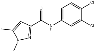 N-(3,4-dichlorophenyl)-1,5-dimethyl-1H-pyrazole-3-carboxamide Structure