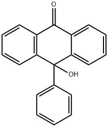 10-hydroxy-10-phenyl-9(10H)-anthracenone Struktur
