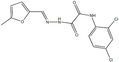 N-(2,4-dichlorophenyl)-2-{2-[(5-methyl-2-furyl)methylene]hydrazino}-2-oxoacetamide|