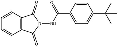 4-tert-butyl-N-(1,3-dioxo-1,3-dihydro-2H-isoindol-2-yl)benzamide Struktur