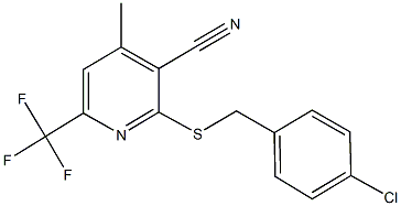 514816-28-5 2-[(4-chlorobenzyl)sulfanyl]-4-methyl-6-(trifluoromethyl)nicotinonitrile