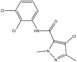 514817-00-6 4-chloro-N-(2,3-dichlorophenyl)-1,3-dimethyl-1H-pyrazole-5-carboxamide