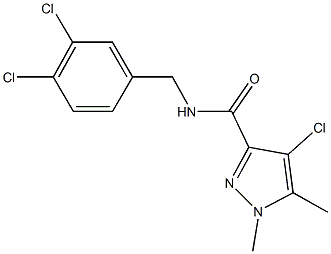 514817-26-6 4-chloro-N-(3,4-dichlorobenzyl)-1,5-dimethyl-1H-pyrazole-3-carboxamide