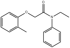 N-ethyl-2-(2-methylphenoxy)-N-phenylacetamide 结构式