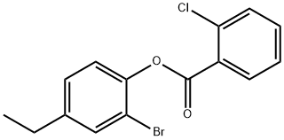 2-bromo-4-ethylphenyl 2-chlorobenzoate Structure