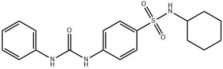 4-[(anilinocarbonyl)amino]-N-cyclohexylbenzenesulfonamide Structure